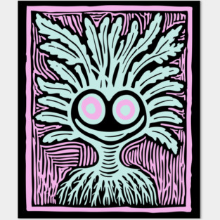 Goblincore Mandrake - Witchy Root Posters and Art