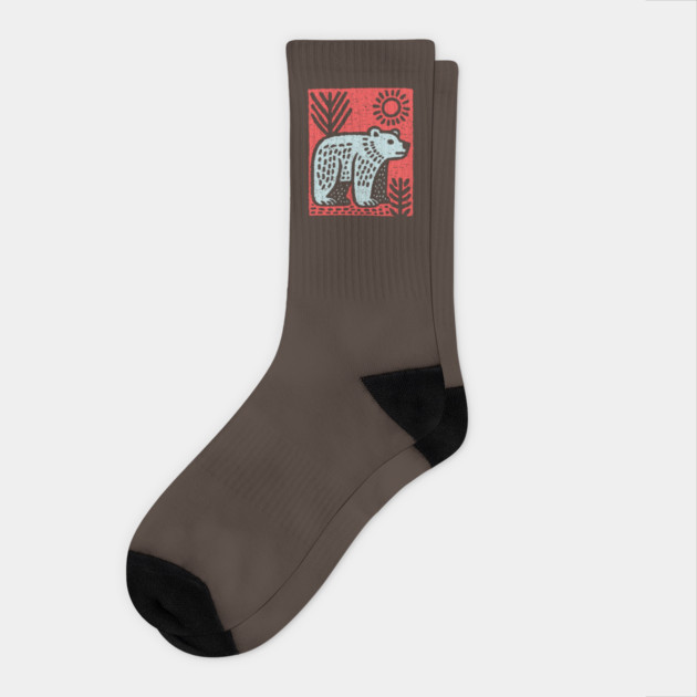 Grizzly Bear Socks by TuncGK