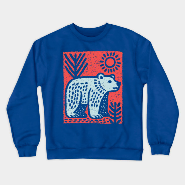 Grizzly Bear Crewneck Sweatshirt by TuncGK