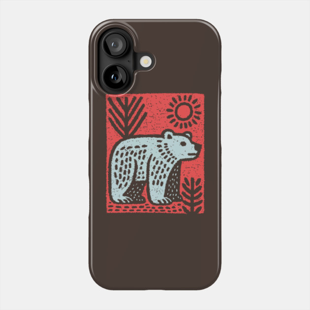 Grizzly Bear Phone Case by TuncGK