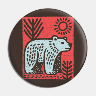 Grizzly Bear Pin