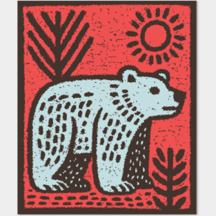 Grizzly Bear Posters and Art