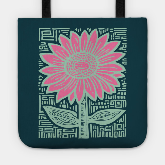 Groovy Sunflower Tote by TuncGK