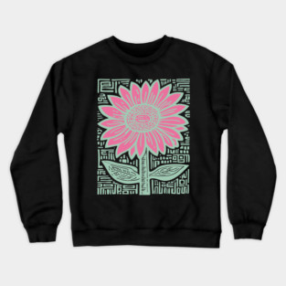 Groovy Sunflower Crewneck Sweatshirt