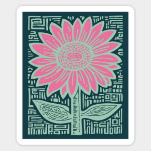 Groovy Sunflower Sticker