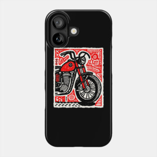 Motorbike - Pop Art Rider Phone Case