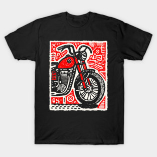 Motorbike - Pop Art Rider T-Shirt