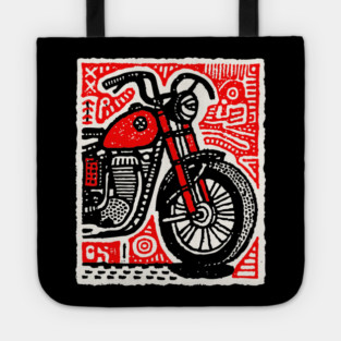 Motorbike - Pop Art Rider Tote