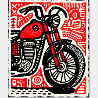 Motorbike - Pop Art Rider Posters and Art