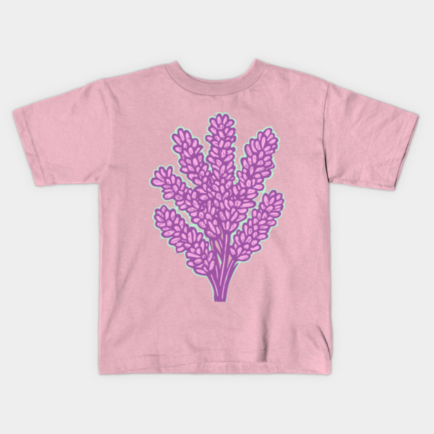 Lavender Kids T-Shirt by TuncGK