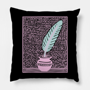 Quill - Pop Art Writer Gift Pillow