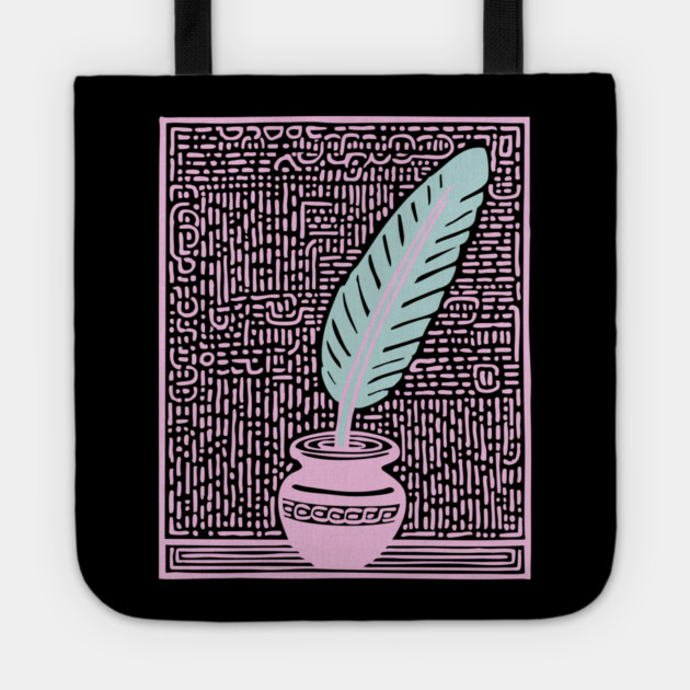 Quill - Pop Art Writer Gift Tote by TuncGK