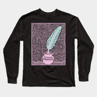 Quill - Pop Art Writer Gift Long Sleeve T-Shirt