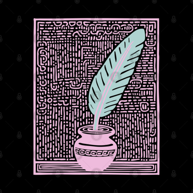 Quill - Pop Art Writer Gift by TuncGK