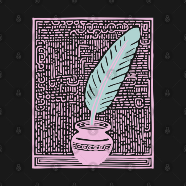 Quill - Pop Art Writer Gift by TuncGK