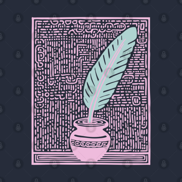 Quill - Pop Art Writer Gift by TuncGK