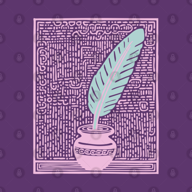 Quill - Pop Art Writer Gift by TuncGK