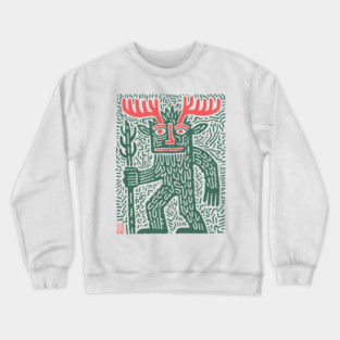 Leshy God - Slavic Folklore Crewneck Sweatshirt