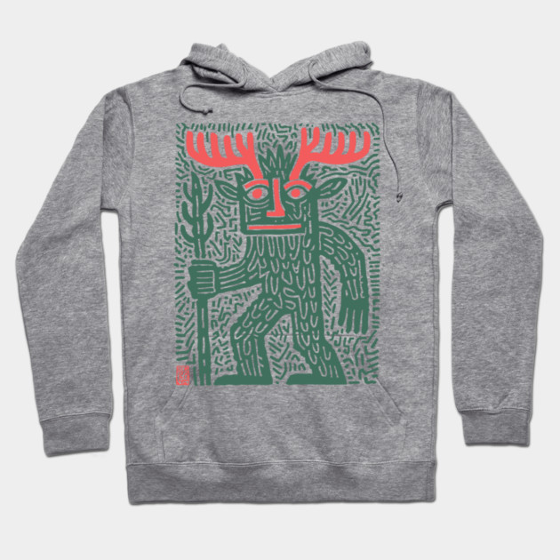 Leshy God - Slavic Folklore Hoodie by TuncGK