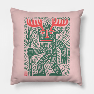 Leshy God - Slavic Folklore Pillow