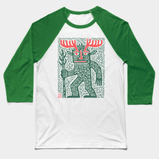 Leshy God - Slavic Folklore Baseball T-Shirt