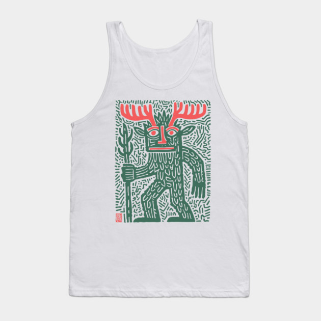 Leshy God - Slavic Folklore Tank Top by TuncGK
