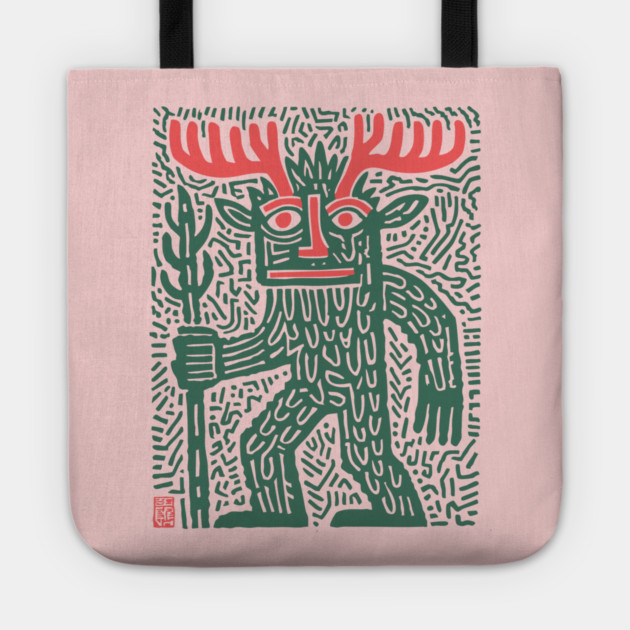 Leshy God - Slavic Folklore Tote by TuncGK