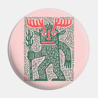 Leshy God - Slavic Folklore Pin