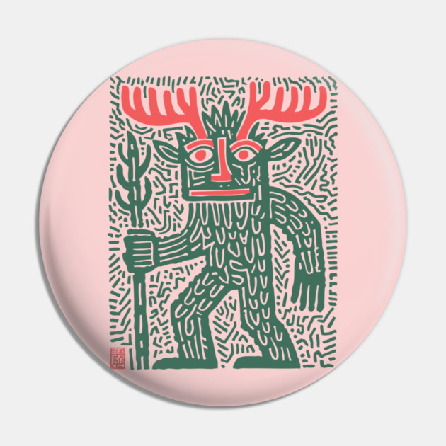 Leshy God - Slavic Folklore Pin by TuncGK