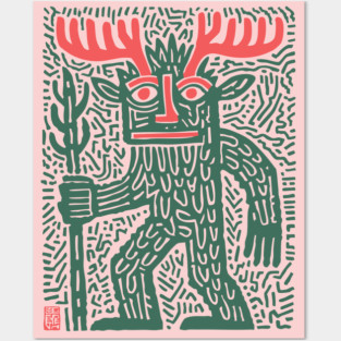 Leshy God - Slavic Folklore Posters and Art