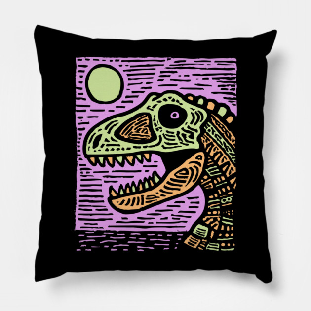 T-Rex Pillow by TuncGK