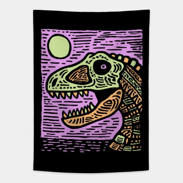 T-Rex Tapestry by TuncGK