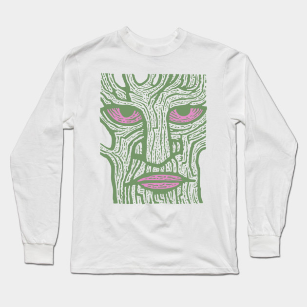 Oak Spirit - Forest Guardian Long Sleeve T-Shirt by TuncGK