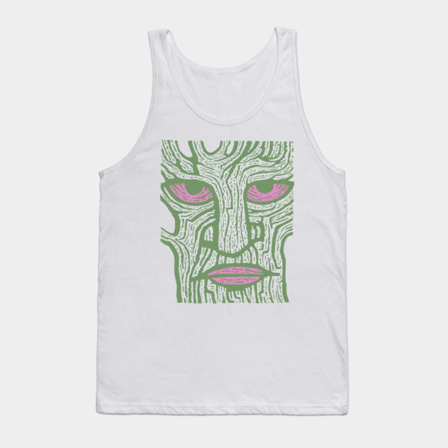 Oak Spirit - Forest Guardian Tank Top by TuncGK