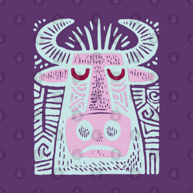 Taurus Bull - Zodiac Art by TuncGK