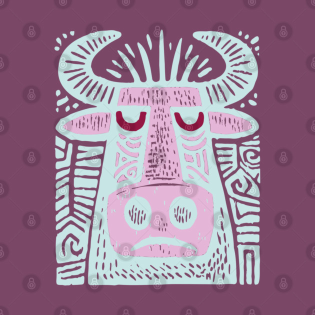 Taurus Bull - Zodiac Art by TuncGK