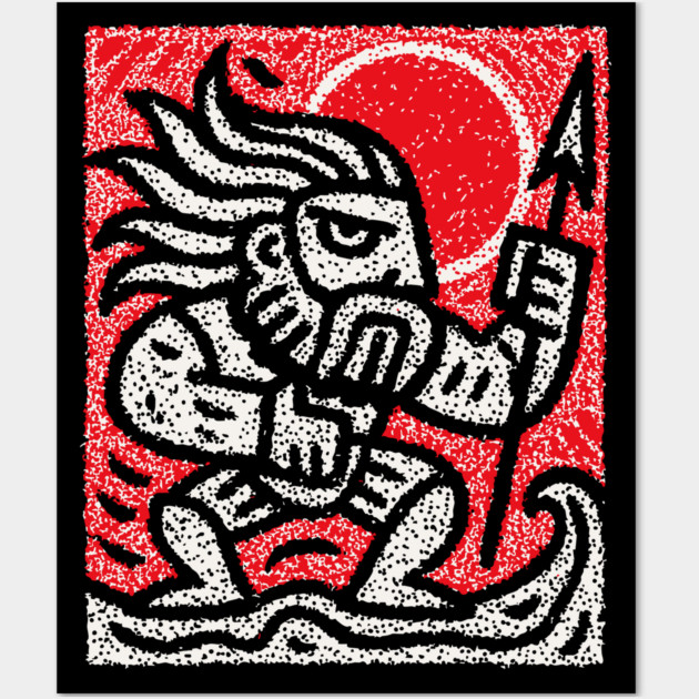 Zeus Wall Art by TuncGK