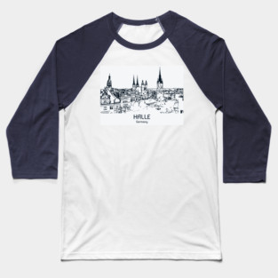Halle - Germany Baseball T-Shirt