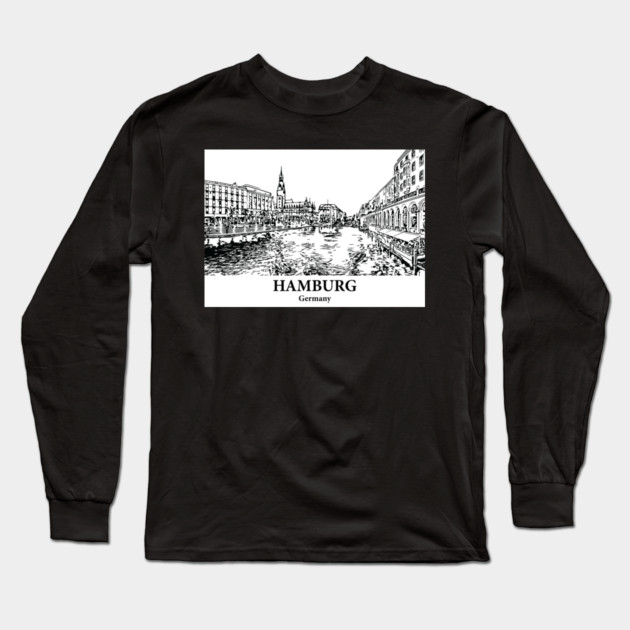 Hamburg - Germany Long Sleeve T-Shirt by Lakeric