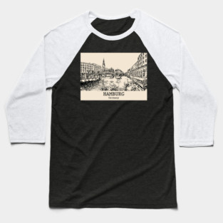 Hamburg - Germany Baseball T-Shirt