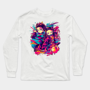 nezuko x tanjiro Long Sleeve T-Shirt