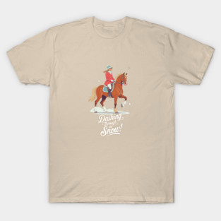 Winter Horse Lover Equestrian T-Shirt