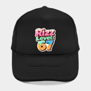 Rizz Level 67 Ice Cream Drip Six Seven 6 7 Hat