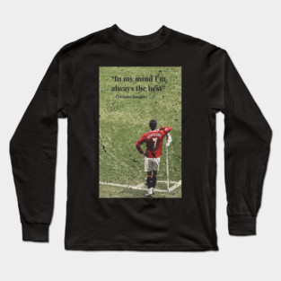 Cristiano Ronaldo Quotes Long Sleeve T-Shirt