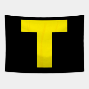 Letter T Chipmunk Halloween Tapestry