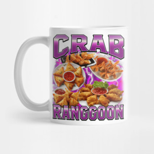 CRAB RANGOON Delicious Appetizer Design, Cream Cheese Wonton, Chinese Foodie Gift Mug
