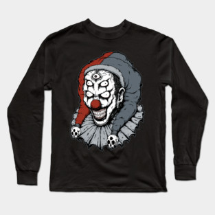 Evil Clown Long Sleeve T-Shirt