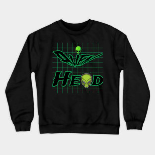 Alien Head Crewneck Sweatshirt