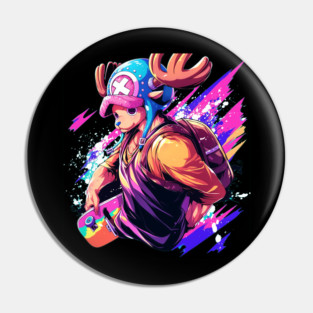 tony tony chopper - sk8 wear Pin