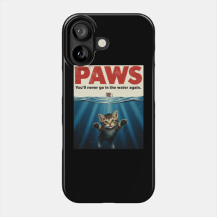 Paws Funny Cat Lover Gift Kitten Mouse Meow Meme T-Shirt Phone Case